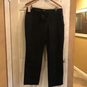 Ann Taylor Loft black jeans 33/16P curvy straight